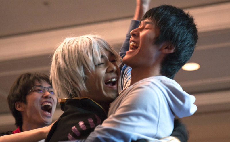 Abadango (right) embracing Mr. II after his Pound 2016 victory via ssbwiki